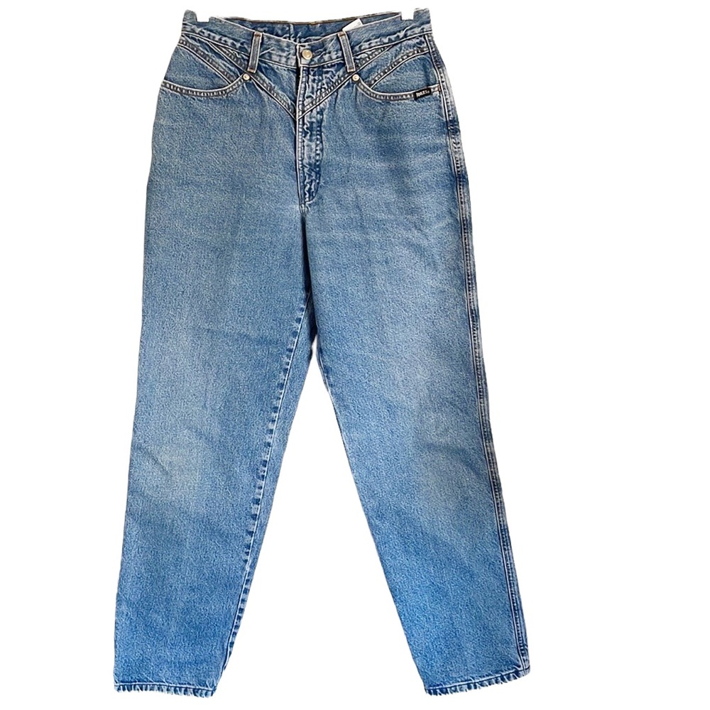 vintage rockies rocky mountain bareback high waisted western mom jeans